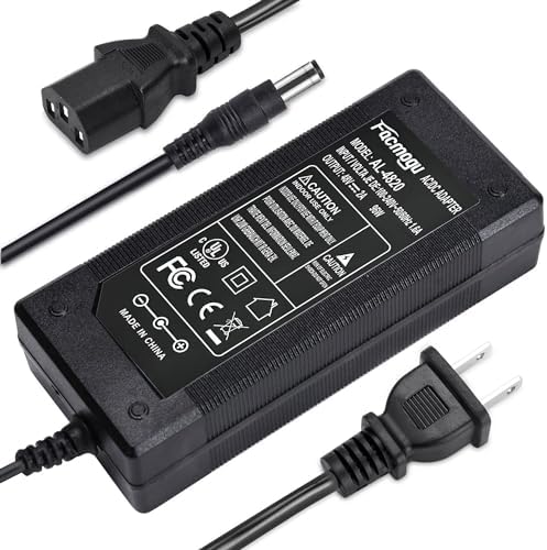 High-Performance 24 V 3 A Power Supply Adapter – Universal AC to DC Converter for LED Lighting & CCTV Systems, Dual Plug Compatibility (5.5 x 2.5 mm & 5.5 x 2.1 mm) – Reliable Switching Transformer with Safety Features for Optimal Device Functionality and Longevity