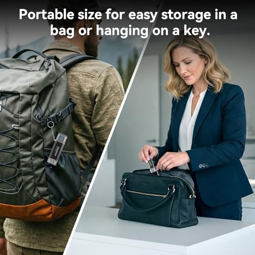 Vansuny 256 GB Dual Type C USB Flash Drive – Versatile OTG Memory Stick for Android, PC & Tablet – High-Speed USB 3.0 Data Transfer with Keychain Attachment – Ideal Solution for Photos, Videos & Document Storage