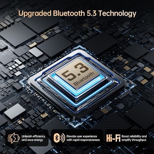 Immersive True Wireless Stereo Earbuds S43 A – Bluetooth 5.3 with Active Noise Cancellation & Environmental Noise Control, High-Fidelity 13 mm Speakers, Smart Touch Navigation, Auto Pairing, and LED Battery Indicator for Superior Sound Quality on the Go