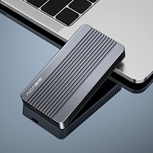 Experience Lightning-Fast Storage with ACASIS 40 Gbps M.2 NVMe SSD Enclosure – Thunderbolt 4/3 & USB4 Compatible, Tool-Free Setup for M-Key B+M SSDs (2280/2260/2242/2230) – Perfect for Video Editing, Gaming, and Large File Transfers – Durable Design for Optimal Heat Dissipation & Long-Lasting Performance – Elevate Your Device with High-Speed Data Transfer and Enhanced Compatibility
