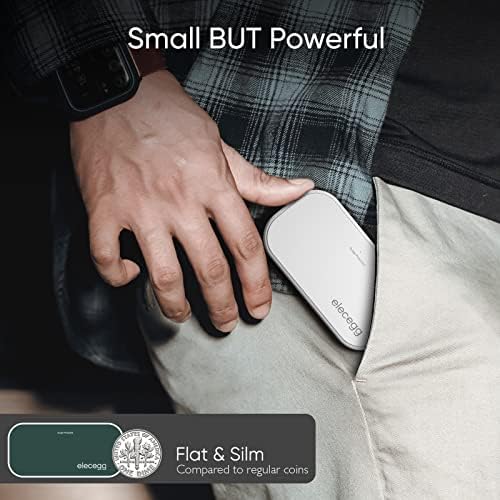 Ultra Thin 3-Port USB Wall Charger by elecegg – Sleek, Low-Profile Power Cube with Smart IC Technology for Fast Charging of i Phone, i Pad, Android, and Samsung Galaxy Devices – Compact Design for Travel and Everyday Use