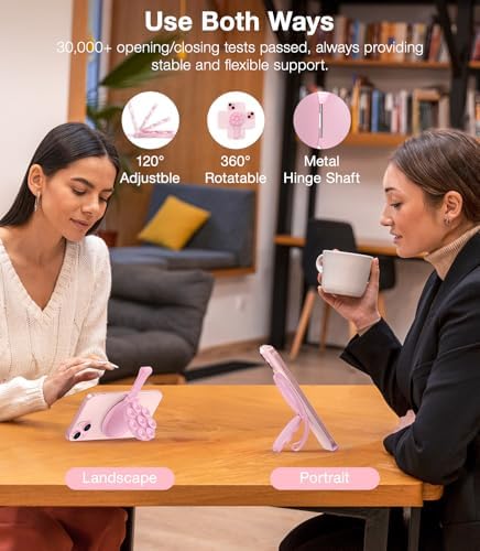 Revolutionary Mag Safe-Compatible Magnetic Phone Mount – Premium Silicone Suction Cup Holder for i Phone 16 Pro Max/15/14/13/12 Series – Essential Hands-Free Grip for Content Creators & Influencers – Stylish Pink Design for Optimal Stability and Versatility