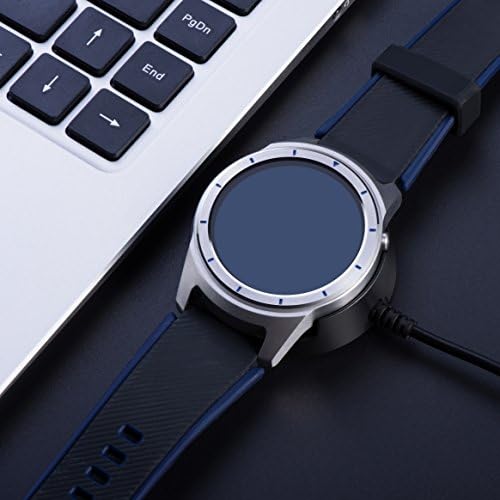 Efficient Fit Turn Charger for ZTE Quartz Smartwatch – 3.3 ft USB Charging Cable in Sleek Black – Fast Charging, Enhanced Compatibility & Durable Design for Ultimate Convenience and Performance