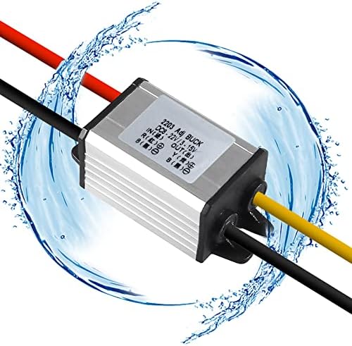 Advanced Waterproof DC Step-Down Converter Module – Seamlessly Converts 8-40 V Input to 3-24 V Output for Reliable 3 A Power Supply in Automotive Applications – Exceptional Voltage Regulation for Optimal Performance of Car and Truck Accessories