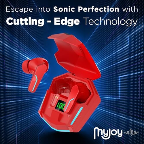 Revolutionize Your Gaming with My Joy Cool Wireless Earbuds – Premium Bluetooth Earphones Featuring Advanced Active Noise Cancelling, Ergonomic Comfort for Long Sessions, Enhanced Sound Quality, and Unmatched Battery Life in Sleek Black Design for Gamers Seeking the Ultimate Audio Experience