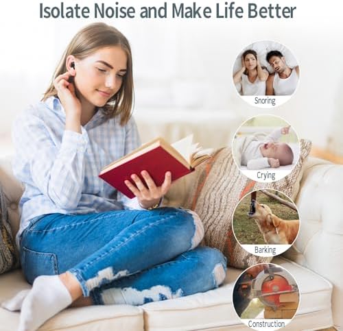 Transform Your Sleep with Damipow L29 Wireless Earbuds – Bluetooth 5.3 Noise Cancelling Headphones Designed for Side Sleepers, Ultra-Lightweight, and Soft for Maximum Comfort During Rest, Meditation, and Fitness – Experience Unmatched Relaxation with Seamless Connectivity and Superior Sound Quality