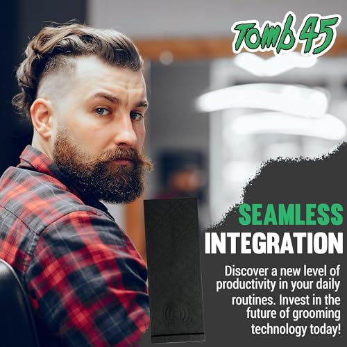 Tomb 45 Professional Wireless Charging Mat – Enhanced Fast Charging Solution for Barbers – Stylish & Functional Mobile Accessory for Organized Grooming Spaces – Durable, Anti-Slip Design for Seamless Device Compatibility