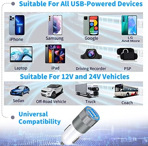 Braveridge 66 W Dual Port USB-C Car Charger for i Phone 16 – MFi Certified Fast Charging with Type-C Braided Cable – Enhanced Compatibility for i Phone 16/16 Pro Max/15/15 Pro/i Pad – Ideal for Road Trips and On-the-Go Power Solutions