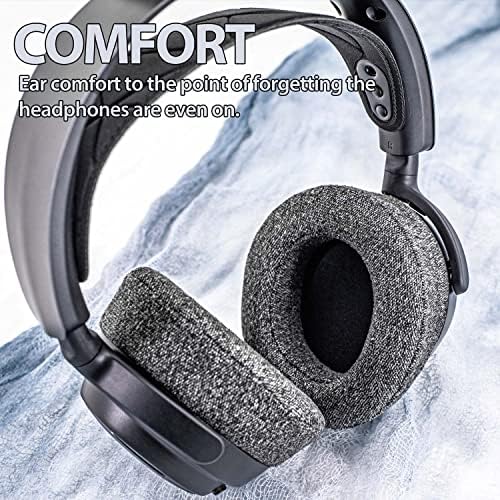 Upgrade Your Audio Experience with TRANSTEK’s Premium Velour Earpads for Arctis Nova Pro Wired Headset – Exceptional Comfort & Enhanced Sound Isolation for Gamers & Audiophiles – Durable, Easy-to-Install Replacement Cushions Perfectly Compatible with Wired Models