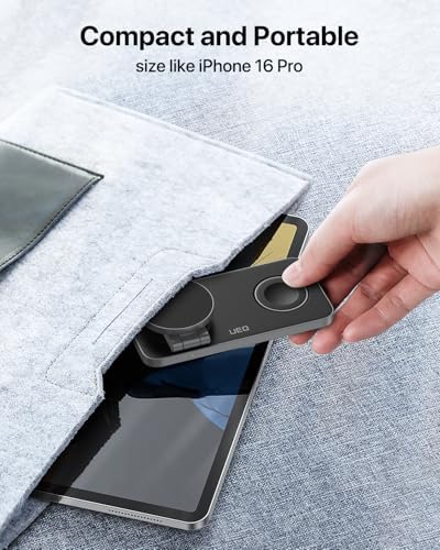 Ultimate 3-in-1 Magnetic Wireless Charging Station for Apple Devices – Fast Mag-Safe Charger Stand for i Phone 16/15/14/13/12, Apple Watch Ultra/SE/10/9/8/7/6/5/4, and Air Pods Pro/4/3/2 (Black & Gray) – Unmatched Compatibility and Speed with Intelligent Safety Features Experience the pinnacle of charging convenience with our sleek, foldable 3-in-1 wireless charging station, engineered to power your i Phone, Apple Watch, and Air Pods simultaneously. Enjoy rapid 15 W charging with seamless Mag Safe alignment, specifically tailored for the latest i Phone models. Designed for versatility, this charger is also Qi-compatible, ensuring it works flawlessly with all your wireless devices. Safety is paramount; our multi-intelligent protection system safeguards against over-voltage, over-current, and overheating, extending your device’s battery lifespan. The adjustable and compact design makes it an ideal travel companion, allowing you to find your perfect viewing angle while saving space. Included are a 20 W USB-C PD charger and a 3 ft USB-C cable, ensuring you have everything for optimal performance. Elevate your charging experience today!