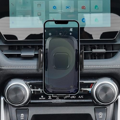 Premium 360° Adjustable Car Cell Phone Holder Mount for Toyota RAV4 (2019-2024) – Perfect Fit for XLE, Adventure, TRD Off-Road, Limited & Hybrid XSE Models – Essential Smartphone Accessory for Hands-Free Navigation & Safety – Easy Tool-Free Installation & Sturdy Design for Secure Use on Bumpy Roads – Elevate Your Driving Experience with Enhanced Compatibility & Sleek Aesthetics