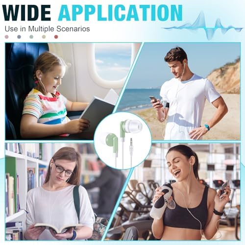 Vibrant 100 Pack Kids Wired Earbuds – Reliable Multicolor Earphones for Enhanced Classroom, Library, and Museum Learning – Lightweight, Durable Design with Superior Sound Quality for Engaging Educational Experiences