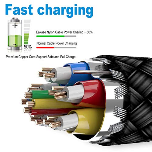 High-Speed USB Type C Cable 3-Pack – Durable Nylon Braided Charger for i Phone 16, Galaxy S24 & PS5 – Versatile 10 ft, 6.6 ft, 3.3 ft Lengths for Rapid Charging and Data Transfer – Enhanced Compatibility for All Modern Devices