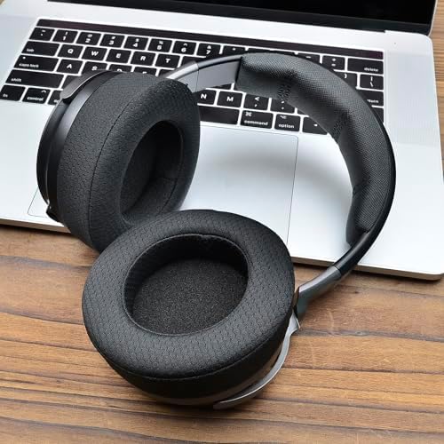 Upgrade Your Audio Experience with Premium Replacement Ear Pads for Corsair Virtuoso PRO Gaming Headset – Superior Noise-Isolating Cushions for Unmatched Comfort and Enhanced Sound Quality During Long Gaming Sessions