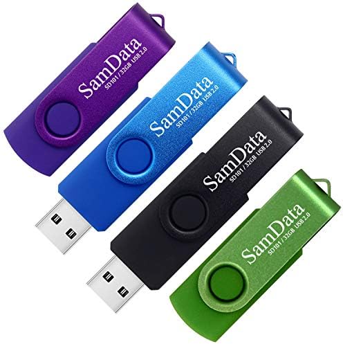 Maximize Your Storage with 128 GB USB Flash Drives 2 Pack – High-Speed Thumb Drives with LED Indicator for Effortless Data Backup and Transfer (Black) Ideal for Windows and Mac Compatibility
