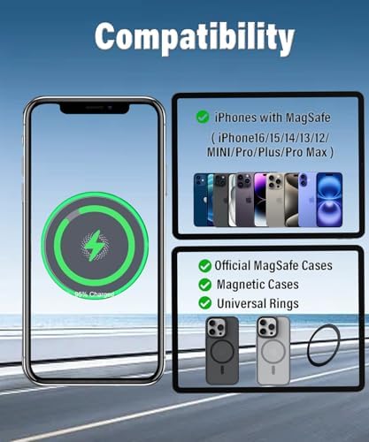 Transform Your Nissan Rogue, Altima, or Sentra with Our Cutting-Edge Car Phone Holder Featuring 15 W Fast Wireless Charging and 8-Inch Touch Screen Compatibility – Sleek Magnetic Mount for Effortless Access and Enhanced Vehicle Aesthetics