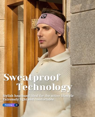 Perytong Wireless Bluetooth Sports Headband Headphones – Ultimate Comfort & Crystal-Clear Sound for Sleep, Yoga & Jogging – Perfect for Insomnia Relief, Meditation, and Easy Device Pairing