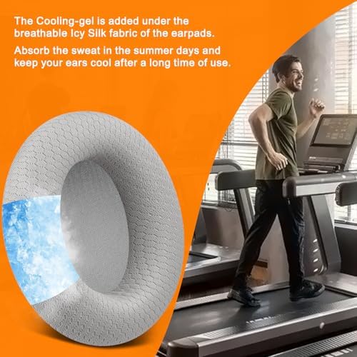 Transform Your Beats Studio Pro with SOULWIT’s Premium Cooling Gel Earpads – Advanced Breathable Mesh & High-Density Foam for Superior Comfort and Noise Isolation – Stylish Navy Blue Aesthetic – Enhanced Fit for Ultimate Audio Enjoyment