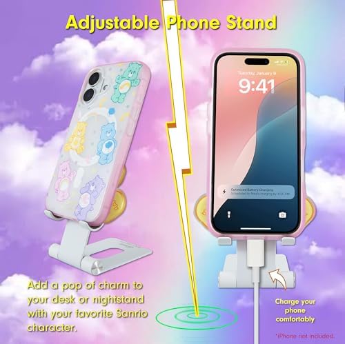 Sonix x Sanrio Character Phone Stand | Adjustable Cell Phone Holder, Desk Stand, Dock | Hello Kitty Classic – Enhanced Compatibility and Speed