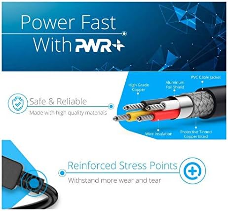 3-Foot 3-Prong Laptop Power Cord – Universal C5 to NEMA 5-15 P Adapter for HP, Dell, Lenovo, Asus, and More – High-Quality UL Certified AC Wall Plug Cable for Fast Charging and Reliable Performance – Perfect for Travel and Home Use