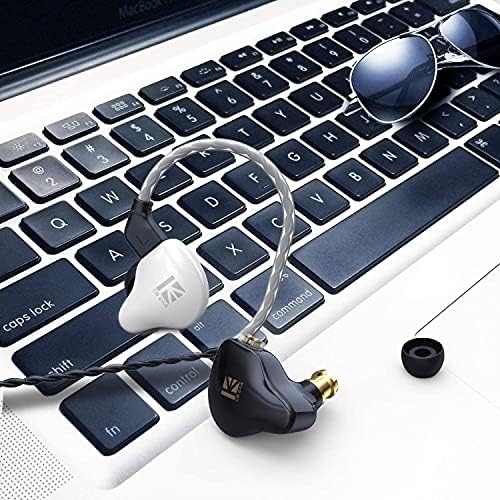 KBEAR KS1 Premium Wired Earbuds with Microphone – Superior In-Ear Monitors for Rich Deep Bass & Hi-Fi Stereo Sound – Noise-Isolating Design with Tangle-Free Removable Cord – Ergonomically Crafted for Comfort & Enhanced Device Compatibility in Workouts and Daily Use
