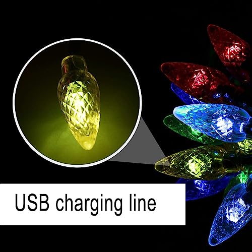 Elevate Your Charging Experience with 2 pcs Multicolor LED USB Charging Cable – Perfect for Festive Décor and Fast Device Powering for Christmas, Valentine’s Day, and Gatherings – Enhanced Compatibility, Durable Design, and Ambient Glow