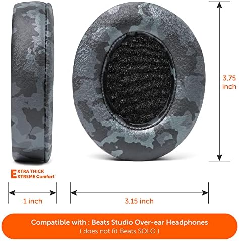 Upgrade Your Audio Experience with WC Wicked Cushions Replacement Ear Pads for Beats Studio 2 & 3 – Retro 90’s White | Luxurious PU Leather & Enhanced Foam for Optimal Sound Isolation | Perfectly Fits B0501 & B0500 Models | Not Compatible with Beats Solo | Enhanced Adhesive for Maximum Durability and Longevity