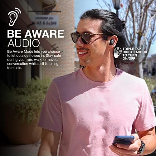 Elevate Your Audio Experience with JLab JBuds Air Pro True Wireless Earbuds – Designed for Active Lifestyles with Bluetooth Multipoint Connectivity, IP55 Sweat & Dust Resistance, Customizable 3 EQ Settings, Auto Play/Pause Feature, and Dual Connect Capability for Unmatched Versatility in Every Environment
