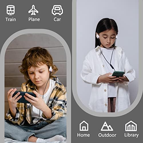 Whimsical Kids Rabbit Earbuds with Microphone – Premium In-Ear Headphones for Learning, Play & Adventure – Includes Colorful Storage Case for Effortless Organization – Ideal Gift for Young Music Lovers