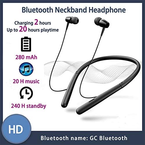 Premium Bluetooth Neckband Headphones – Wireless 5.0 Technology, 20-Hour Playtime, 10 mm Drivers for Deep Sound, Magnetic Earbuds for Convenience, Noise-Canceling Microphone for Crystal-Clear Calls, Sweatproof & Lightweight Design in Bold Blue – Ideal for Active Lifestyles and Long Listening Sessions