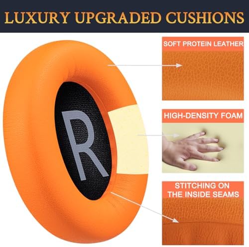 Upgrade Your Bose 700 Headphones with SOULWIT Luxurious Replacement Earpads – Premium Protein Leather & High-Density Foam for Optimal Noise Isolation and Comfort – Stylish Purple-Black Design Perfect for Audiophiles & Casual Listeners