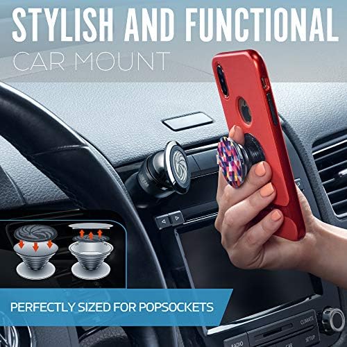 All-Metal Universal Car Phone Mount with Magnetic Grip – Secure Smartphone & GPS Holder for Dashboard – Enhance Driving Safety and Comfort – 360-Degree Rotation & Easy Installation – Compatible with All Devices