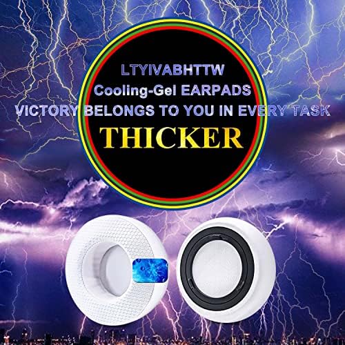 Upgrade Your Audio Experience with Virtuoso XT Cooling Gel Earpads – Premium Replacement for Virtuoso RGB Wireless SE Headset, Enhanced Comfort with Hybrid Fabric & Thick Cooling Gel (Black) – Perfect Fit, Easy Installation, Unmatched Breathability and Support