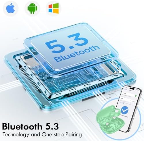 Kurdene Wireless Sport Earbuds – Ultra-Comfortable Bluetooth Headphones with 60 Hours Playtime, Immersive Deep Bass Sound, and Secure Over-Ear Fit for Active Use – Perfect for Running, Workouts, and Business Calls – Lightweight, Sweat-Resistant Design in Sleek Black Finish