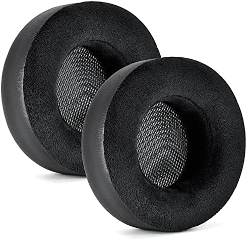 Premium Upgrade Virtuoso XT Thicker Earpads – Superior Velour Leather Replacement Ear Cushions for Corsair Virtuoso RGB Wireless SE Gaming Headset, Enhanced Comfort with High-Density Noise Cancelling Foam, Increased Thickness for Ultimate Audio Immersion and Long-Lasting Performance