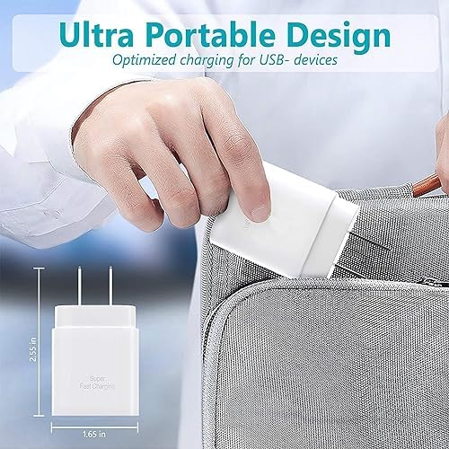 30 W USB-C Power Delivery Dual-Pack Fast Charging Wall Adapter – Optimal Quick Charge Solution for i Phone 16, i Pads, Galaxy S24 | Compact Design with Overheat Protection for Safe and Efficient Powering