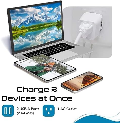 Compact Dual USB Travel Adapter for Effortless Charging in Australia, New Zealand, and China – Essential Type I Plug for Phones, Tablets, and Cameras – Quick Charge Capability with Universal Compatibility for Hassle-Free Global Adventures