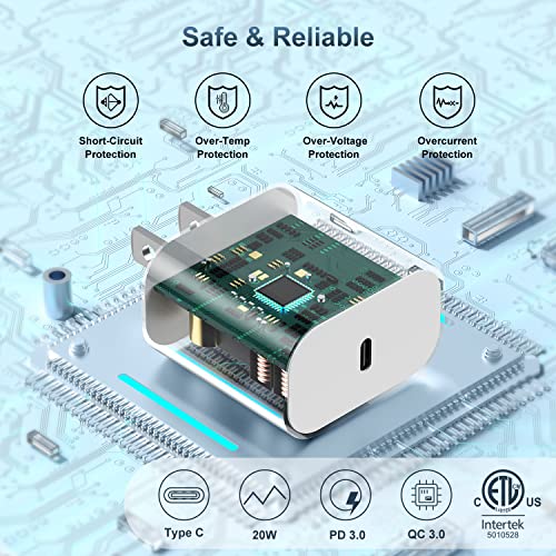 High-Power 80 W 6-Port USB Charging Hub – Rapid Multi-Device Power Station for i Phone 16/15/14 Pro/Mini, i Pad Pro & Samsung – Compact, High-Efficiency Charger for Families & Shared Spaces