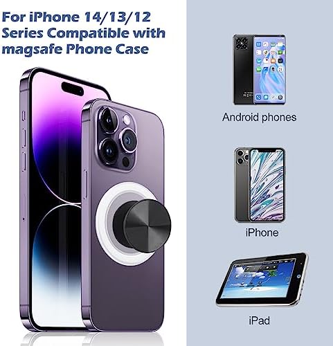 Frosted Magnetic Pop Socket Holder for i Phone 15, 14, 13, 12 – Stylish Mag Safe-Compatible Phone Grip Stand for Enhanced Stability and Effortless Selfies – Lightweight, Durable, and Perfect for Streaming