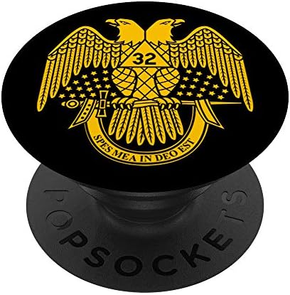 32nd Degree Scottish Rite Freemason PopSockets PopGrip: Swappable Grip for Phones & Tablets – Enhanced Compatibility and Speed