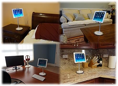 Versatile 360-Degree Rotating Aluminum Tablet Stand – Premium Height & Angle Adjustable Holder for i Pads, Smartphones & Tablets – Perfect for Retail POS, Home Office, and Enhanced User Comfort – Durable, Lightweight, and Stylish Design for Optimal Productivity