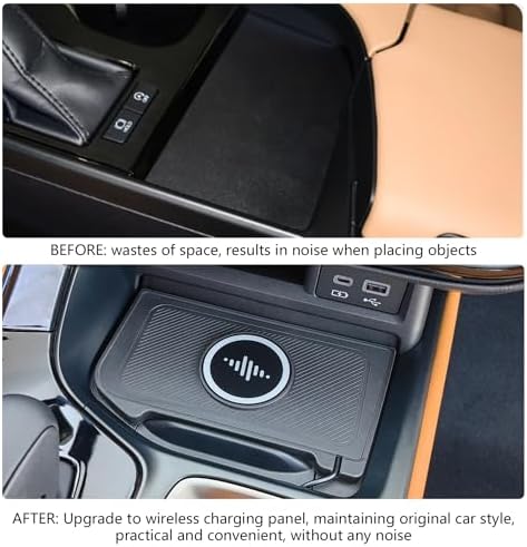 Transform Your Lexus RX 350 into a High-Tech Haven with Our Premium Wireless Charging Pad – Fast Charging for i Phone 16, 15, 14, 12 & 13, Effortlessly Compatible with Cases, Sleek Design for Ultimate Convenience and Safety Features to Prevent Overheating.