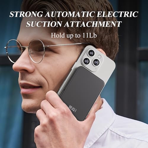 Suction-Enabled 5000 m Ah Wireless Power Bank – Ultra-Fast 22.5 W Portable Charger with USB-C for i Phone 16/15/14/13/12 & Android Devices – Sleek Blue Design for Effortless Charging on the Go