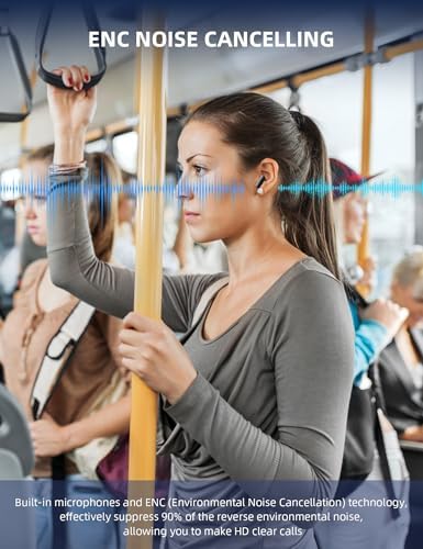 Unleash Superior Sound Quality: Premium Noise-Canceling Wireless Headphones for Samsung Galaxy S25 Ultra, i Pad Pro, and i Phone 16 – All-Day Comfort with Hi-Fi Stereo Audio, HD Microphone, and Effortless Bluetooth Connectivity – Perfect for Music and Calls Anytime