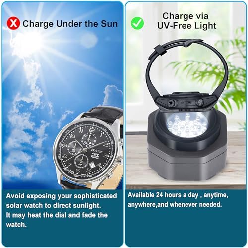Eco-Friendly Type-C Solar Watch Charger – Sleek Silver Portable Battery Pack for Active Lifestyles – Universal Compatibility & UV-Free Protection for Outdoor Enthusiasts