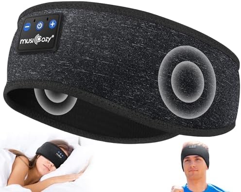 Revolutionary Bluetooth 5.4 Sleep Mask Headphones with Superior HD Sound Quality – Ultimate Comfort Music Headband Perfect for Travel, Yoga, and Running – Exceptional Gift Option for All, Featuring Unmatched Compatibility for an Elevated Listening Experience