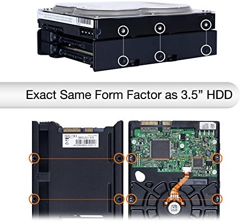 Upgrade Your Storage Efficiency with the ICY DOCK EZ-Fit PRO MB082 SP | Tool-Less 2 Bay Metal SSD Mounting Bracket for 2.5-Inch SSDs in 3.5-Inch Drive Bays | Fast Installation & Durable Design for Enhanced Compatibility and Cooling Performance