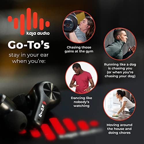 Ultimate Go-To Wireless Bluetooth Earbuds with Dual Microphones & Touch Controls for i Phone & Android – Noise-Canceling Gym Headphones for Superior Sound & Comfort, Perfect for Active Lifestyles