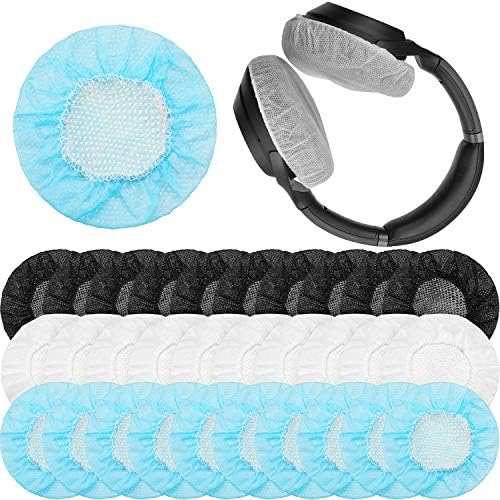 BBTO 300-Piece Disposable Headphone Covers – Premium Non-Woven Sanitary Fabric Earphone Protectors for Enhanced Hygiene and Comfort in Shared Spaces (11 cm, Available in White, Blue, and Black) – Ideal for Gyms, Schools, and Offices. Elevate your audio experience with these versatile, easy-to-use covers designed to fit most standard headphones, ensuring a clean, barrier against sweat and dirt. Perfect for maintaining headphone longevity while promoting quick, effortless changes between users. Enjoy superior sound quality and ultimate comfort with these breathable, skin-friendly materials. A must-have accessory for anyone valuing hygiene and cleanliness in communal environments.