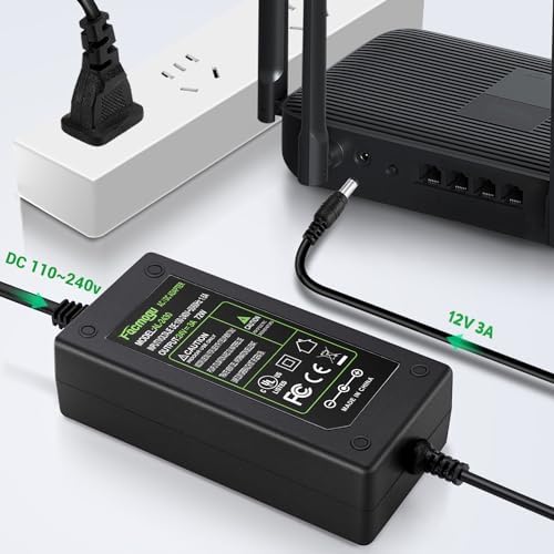 High-Performance 24 V 3 A Power Supply Adapter – Universal AC to DC Converter for LED Lighting & CCTV Systems, Dual Plug Compatibility (5.5 x 2.5 mm & 5.5 x 2.1 mm) – Reliable Switching Transformer with Safety Features for Optimal Device Functionality and Longevity